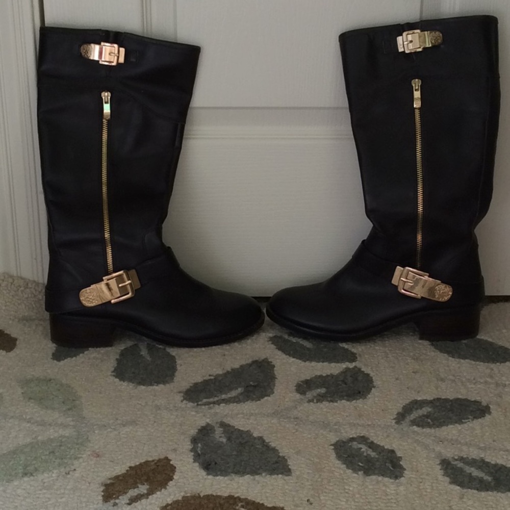 Brown w gold accents Vince Camuto Boots